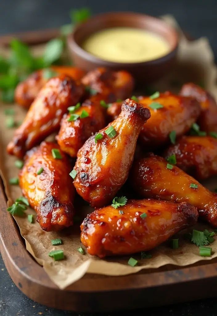 Air fryer chicken wings – step-by-step recipe photo