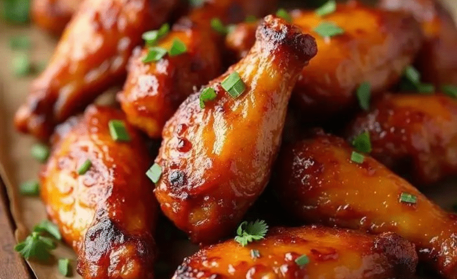 🍗 AirFryer Garlic Chicken Wings (20 Minutes)