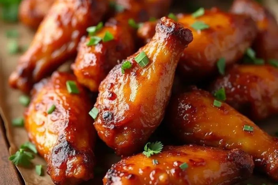🍗 AirFryer Garlic Chicken Wings (20 Minutes)