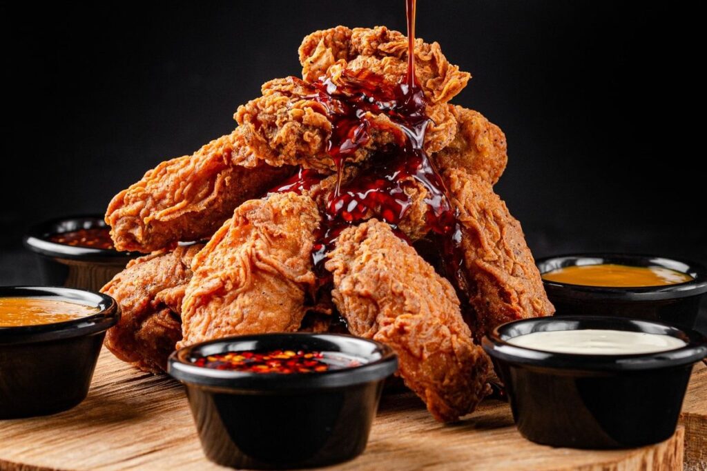 Air fryer chicken wings – step-by-step recipe photo